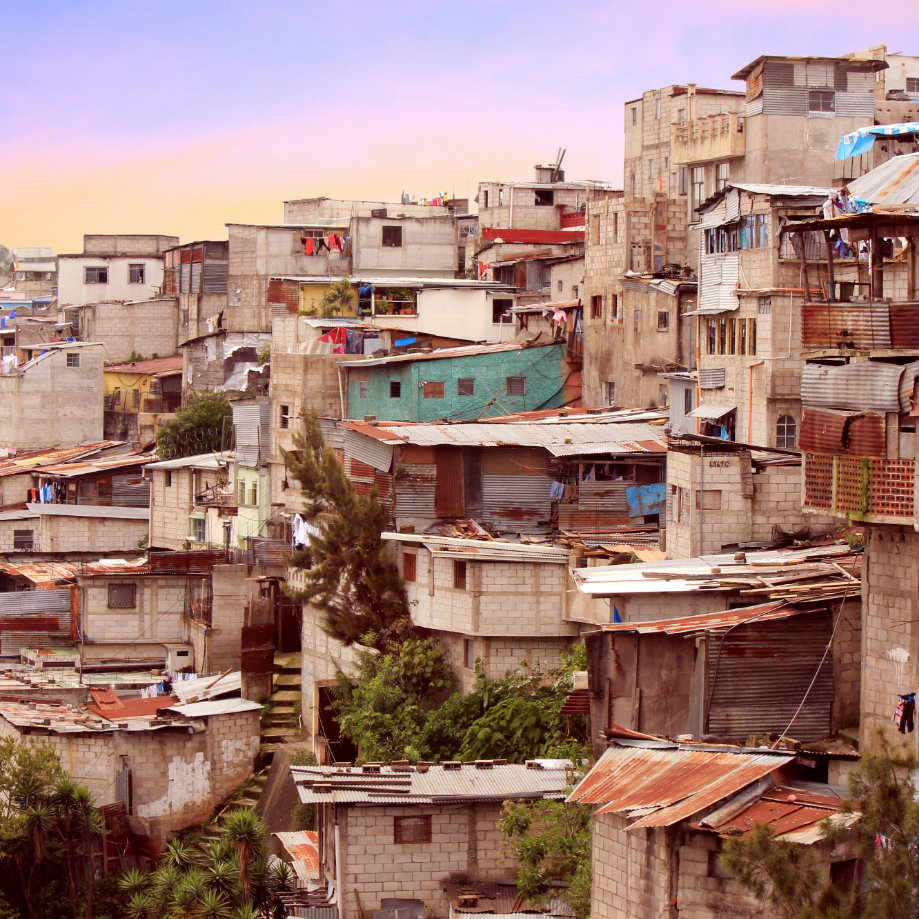 Favelas a Città del Guatemala